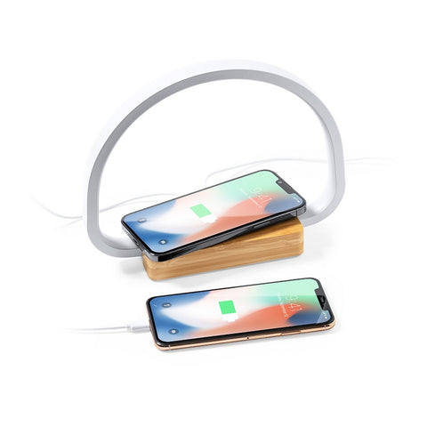 LED galda lampa COUP ar bezvadu lādētāju 10W un apdruku