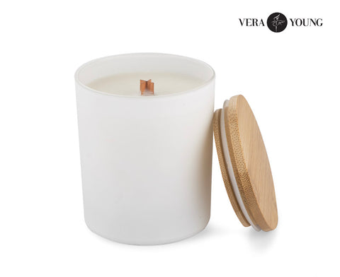 VERA YOUNG Bibliotēkas aromāta aromātiskā svece, noņemts vāks