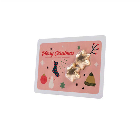 Šokolādes zvaigznes personalizētā aploksnē MIKRO (8 g)
