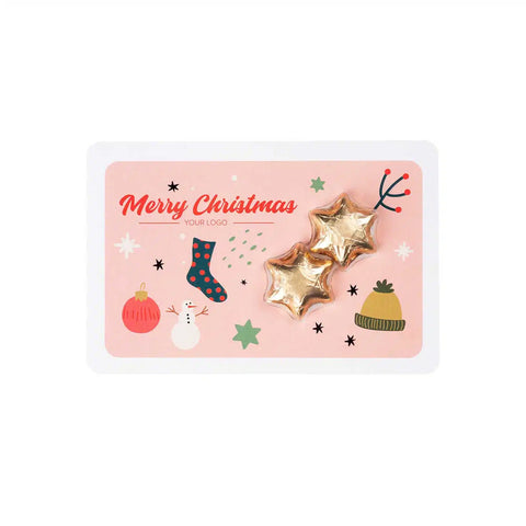 Šokolādes zvaigznes personalizētā aploksnē MIKRO (8 g)