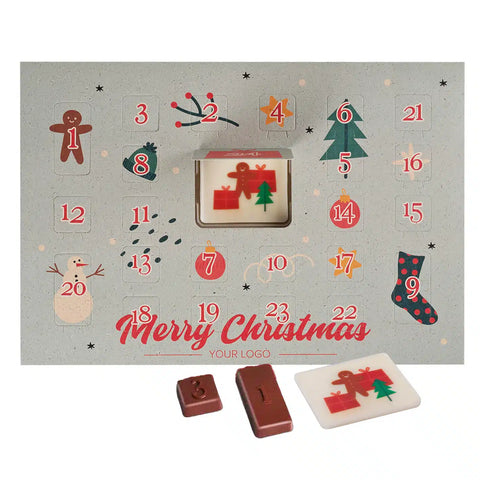 Adventasšokolādes kalendārs 24+LOGO