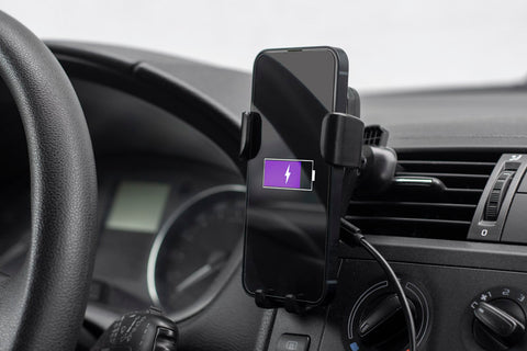 Auto telefona turētājs ar bezvadu lādētāju GARI