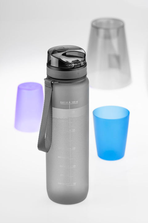 Ūdens pudele mērglāze 1000 ml MOTIVA