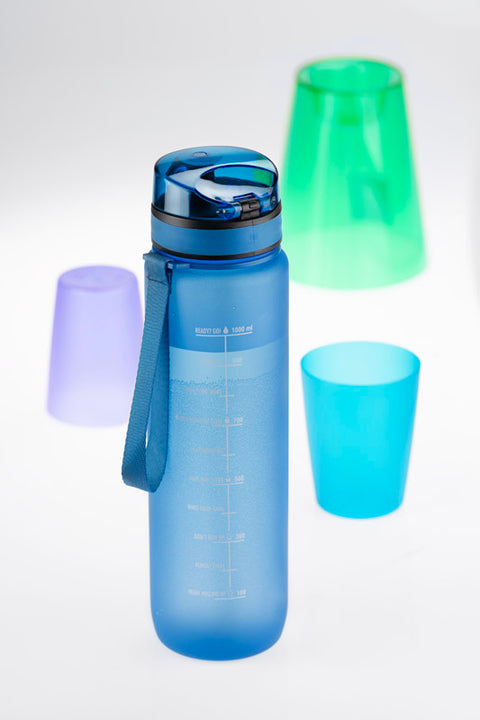 Ūdens pudele mērglāze 1000 ml MOTIVA
