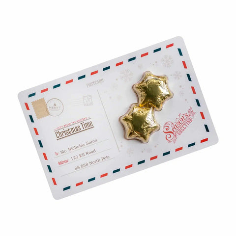 Šokolādes zvaigznes personalizētā aploksnē MIKRO (8 g)