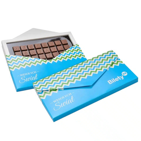 Šokolādes konfektes personalizētā aploksnē 90 g