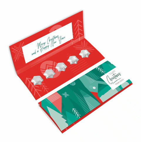Šokolādes zvaigznes personalizētā aploksnē MAXI (20 g)
