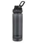 700ml RPET pudele ar dzeršanas korķi un logo melna