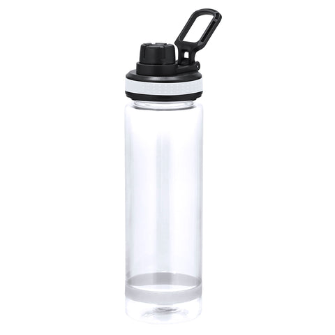 700ml caurspīdīga pudele no pārstrādātas plastmasas, personalizējama ar logo