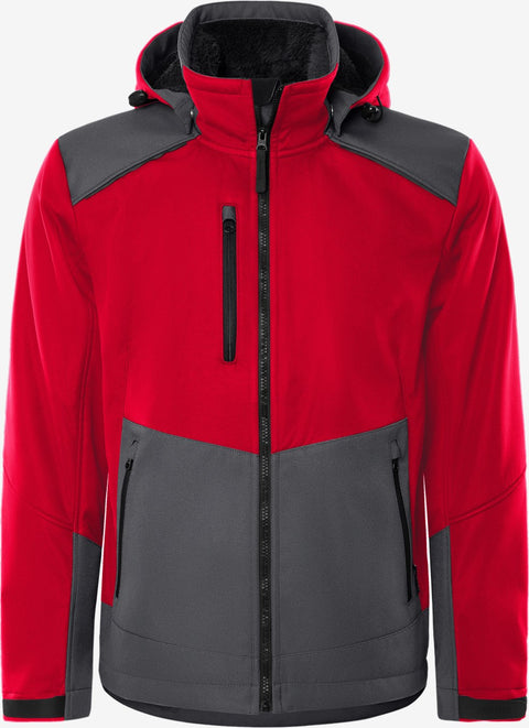 Silta Softshell ziemas jaka ar logo apdruku – Fristads CFJ, sarkana