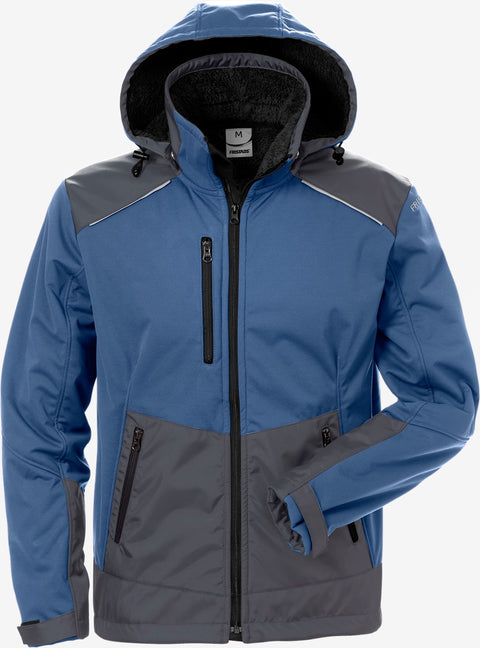 Silta Softshell ziemas jaka ar logo apdruku – Fristads CFJ, zila
