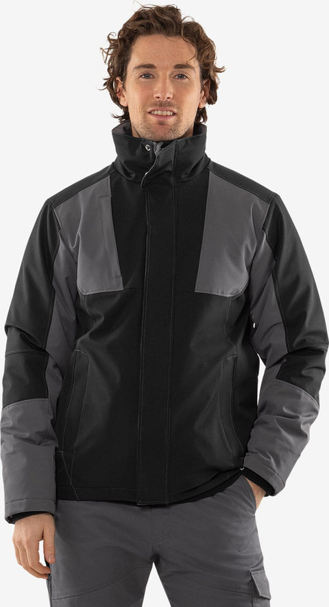 Silta Softshell ziemas jaka ar logo apdruku, vīrietis modelis