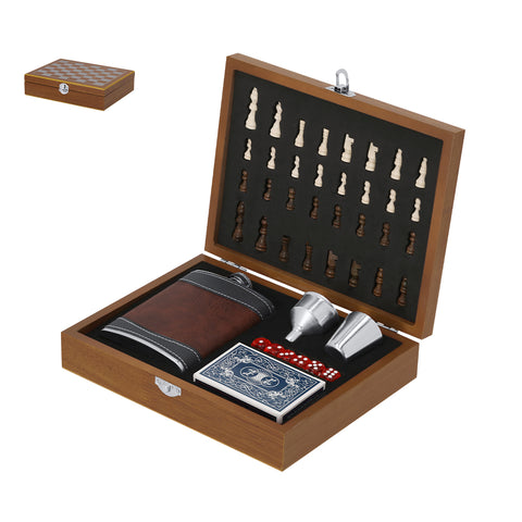 MENZIE hip flask komplekts ar apdruku un gravējumu