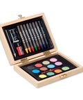 Mini mākslinieka komplekts BEAU koka kastītē ar apdruku vai gravējumu