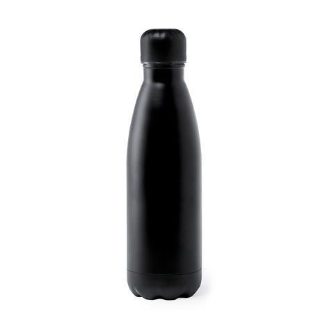Personalizēta 790 ml pudele ar gravētu logo melna