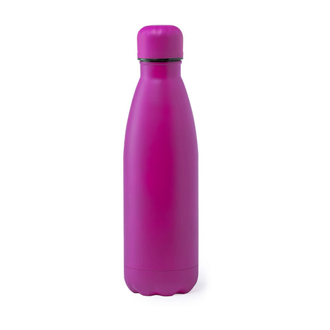 Tērauda pudele ar personalizācijas iespējām violeta