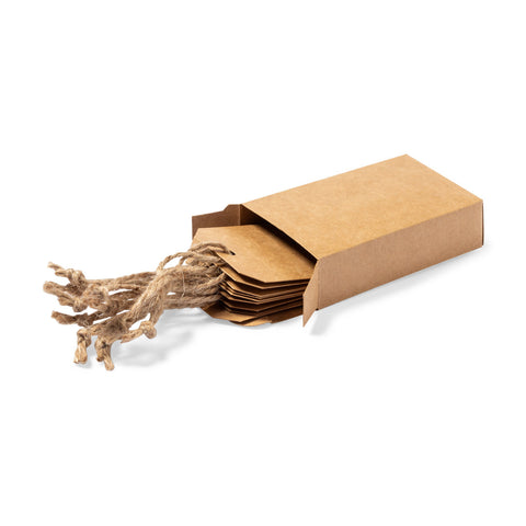 Ekoloģiskas dāvanu birkas QUALIX ar apdruku vai logo