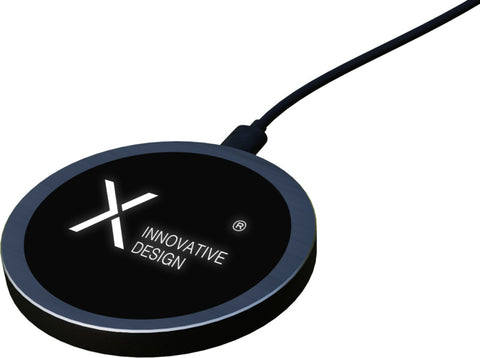 SCX.design W32 bezvadu uzlādes stacija ar gaismas logo