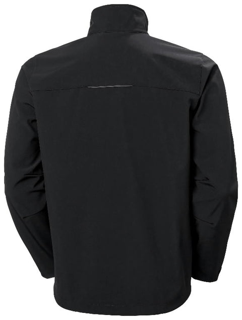 Melna softshell jaka Manchester ar izšuvumu