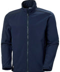 Tumši zila softshell jaka Manchester ar logo