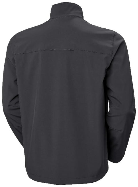 Pelēka softshell jaka ar apdruku aizmugure hh
