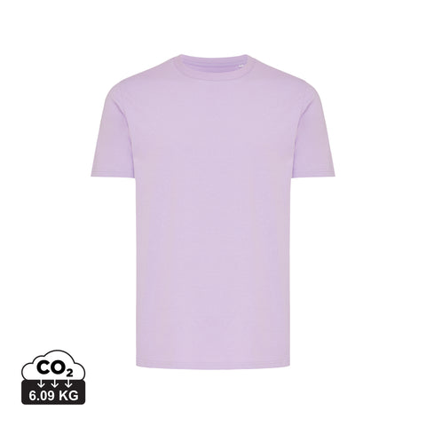 Eko T-krekls ar īsām piedurknēm un iespēju drukāt logotipu violets