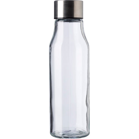 Stikla pudele ar nerūsējošā tērauda vāku 500 ml