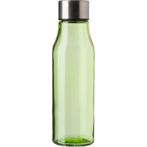 Stikla pudele ar nerūsējošā tērauda vāku 500 ml