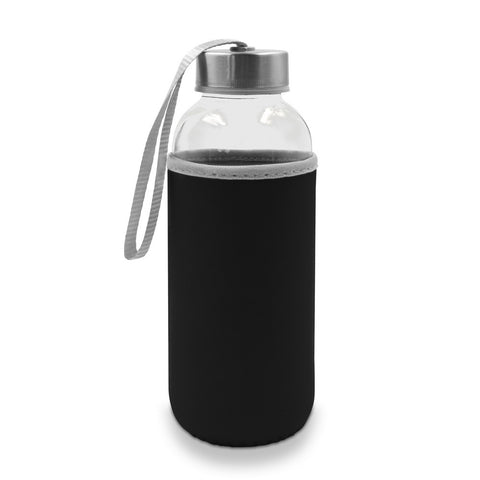 Stikla pudele auduma futlārī 420 ml BOB