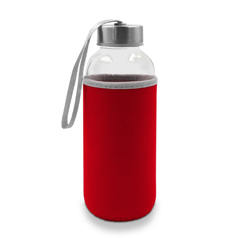 Stikla pudele auduma futlārī 420 ml BOB