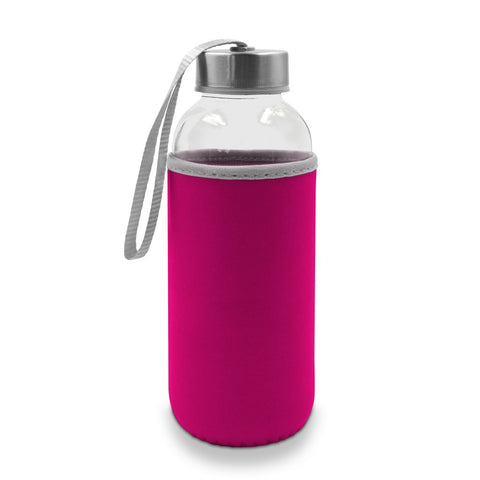 Stikla pudele auduma futlārī 420 ml BOB