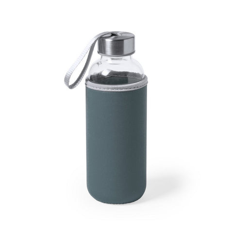Stikla pudele auduma futlārī 420 ml BOB