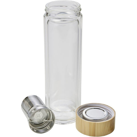 Stikla termoss ar sietu 420 ml