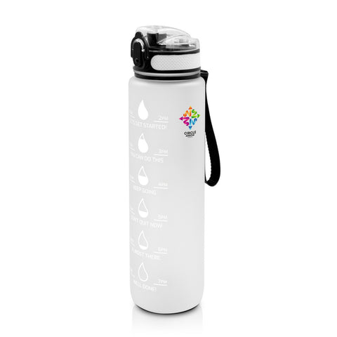 Sporta pudele 1000 ml ar motivācijas skalu Bennie
