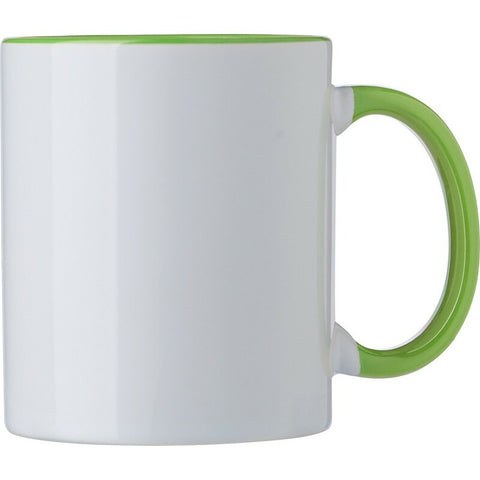 Keramikas krūze ar krāsu elementiem 300 ml