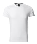 Slim Fit T-krekls ACTION ar izšūšanu vai druku balts
