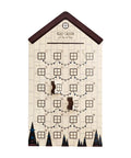 Personalizēts adventes kalendārs HOUSE ar 24 piena šokolādēm