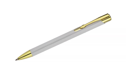 Alumīnija pildspalva GOLDEN ar uzņēmuma logotipu