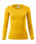 Apdrukāts T-krekls ar elastāna apkakli Fit Ls