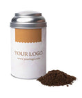 Arabica kafija TINO metāla kārbā ar personalizētu etiķeti