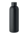 ATHENA termo pudele 500 ml melnā krāsā ar lāzergravējumu