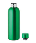 ATHENA termo pudele 500 ml zaļā krāsā ar uzņēmuma logo