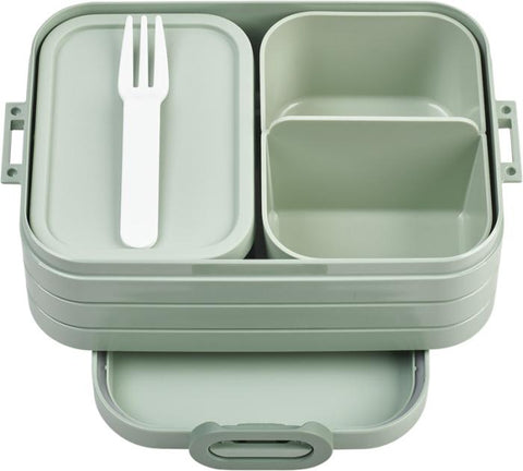 Bento pusdienu kārba ar personalizāciju zaļā krāsā