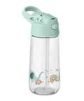Bērnu ūdens pudele SID ar salmiņu 450 ml no Tritan, necaurlaidīga bērnu dzēriena pudele ar personalizācijas apdrukas iespēju
