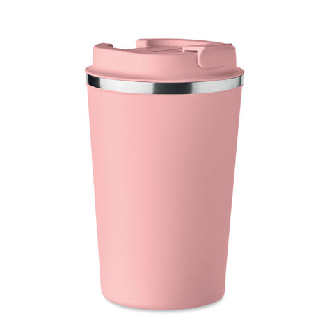 Rozā BRACES 350 ml termokrūze ar logo apdruku
