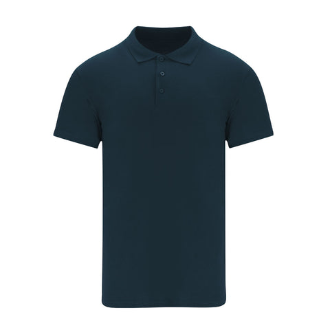 CHAPLIN polo krekls no ring spun kokvilnas piqué auduma navy