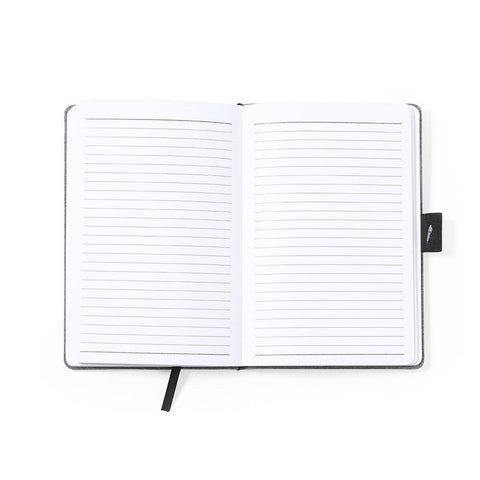 CINO A5 piezīmju bloks ar RPET vākiem un indukcijas lādētāju