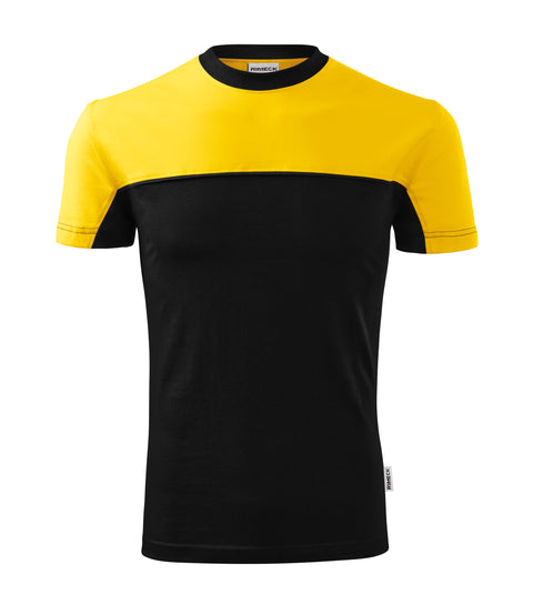COLORMIX T-krekls ar logo izšuvumu un augstu blīvumu