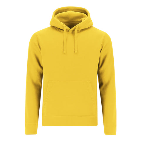 DRACO hoodie ar izšuvumu uz krūtīm dzeltens