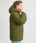personalizēta parka EREN ar kapuci un uzņēmuma logo mugurā